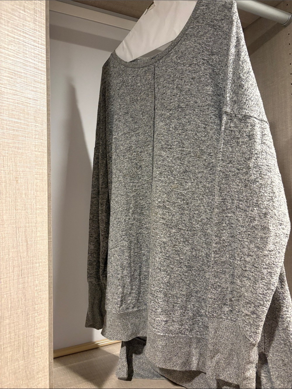 Gibson Heather Gray Women's Crewneck Pullover